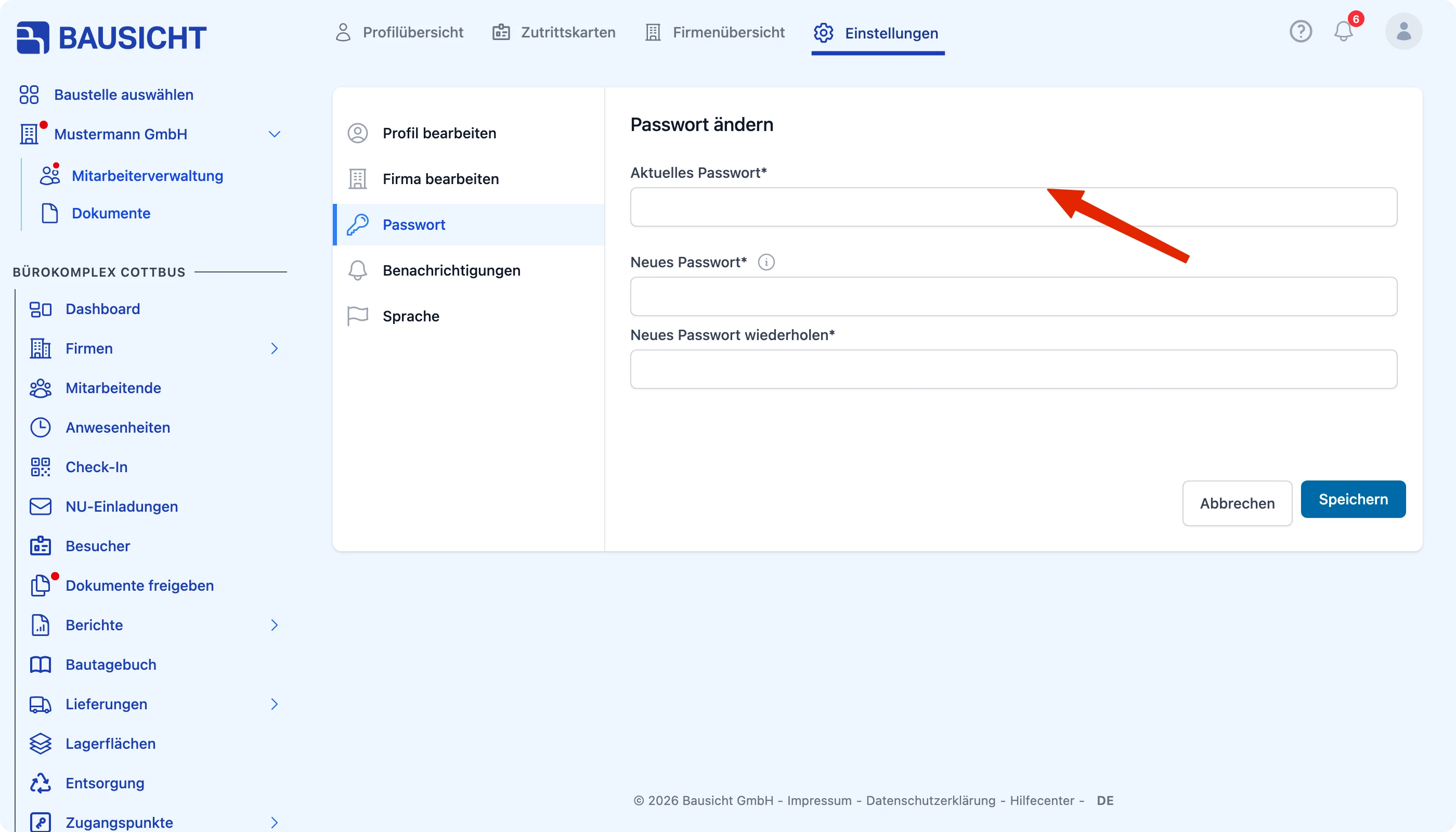 Passwort ändern