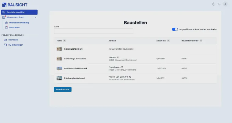 Open app.bausicht.com