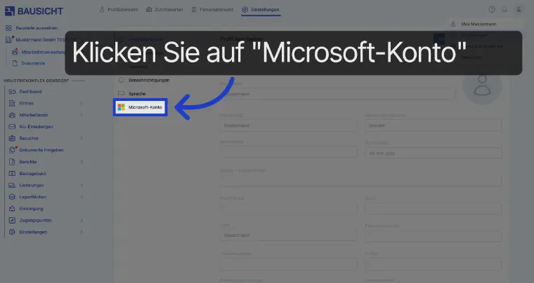 Select Microsoft account