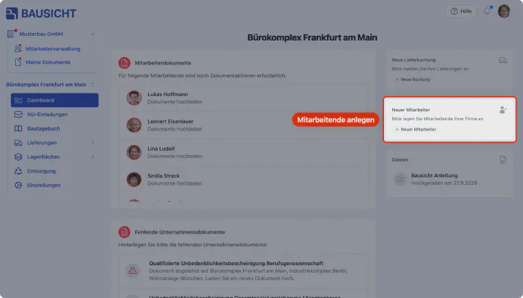 Mitarbeitende anlegen